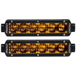 Alternative view of RIGID Industries 6" SR-Series SAE Compliant Fog Light - Black w/Yellow Light