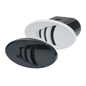 Alternative view of Marinco 12V Drop-In "H" Horn w/Black & White Grills