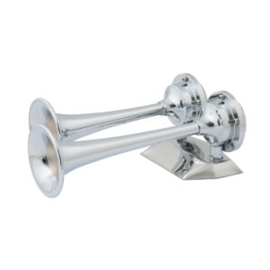 Alternative view of Marinco 12V Chrome Plated Dual Trumpet Mini Air Horn