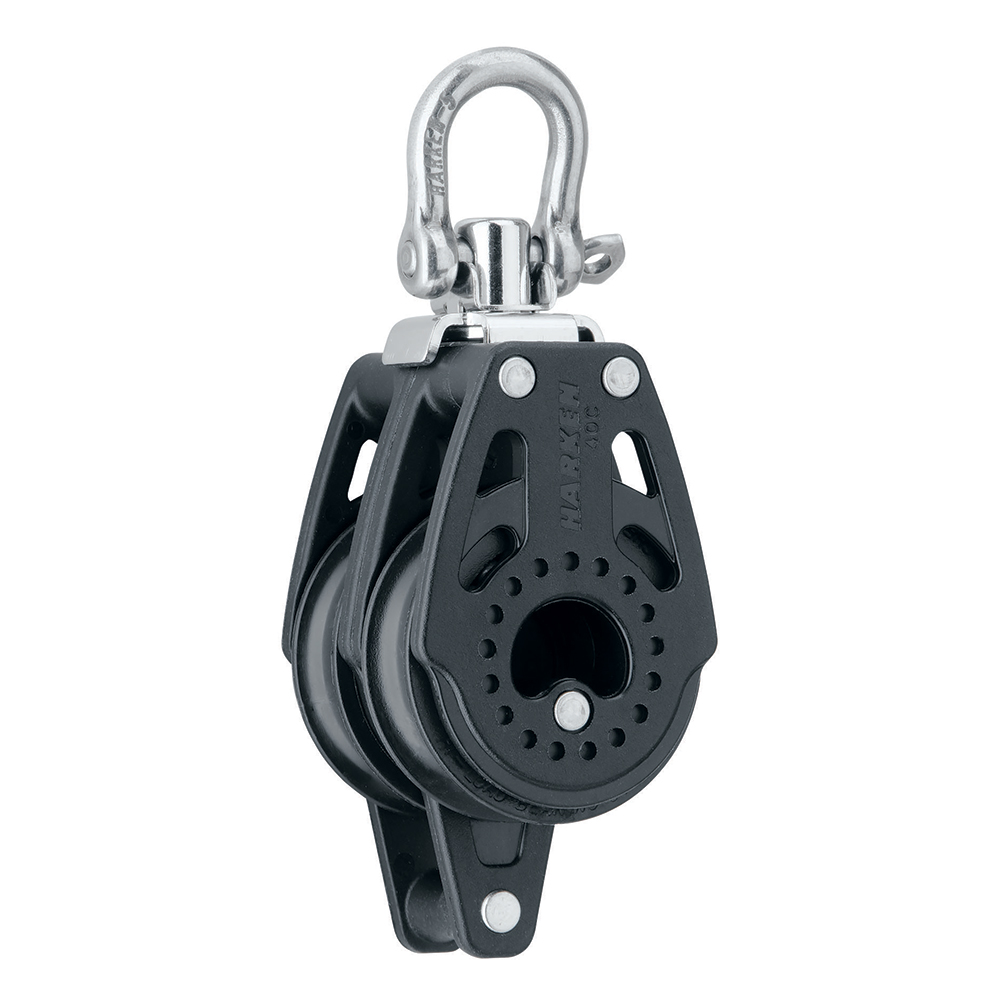 Harken 40mm Carbo Air Double Swivel Block w/Becket - Image 2