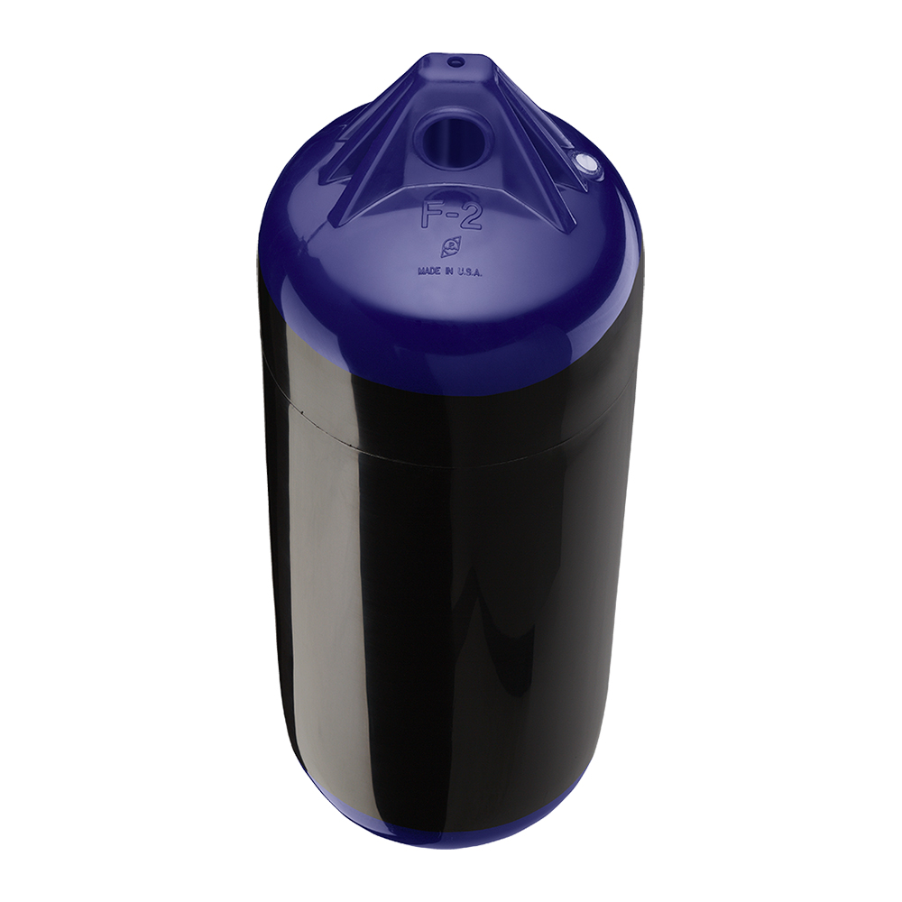 Polyform F-2 Twin Eye Fender 8.2" x 25" - Black - Image 4
