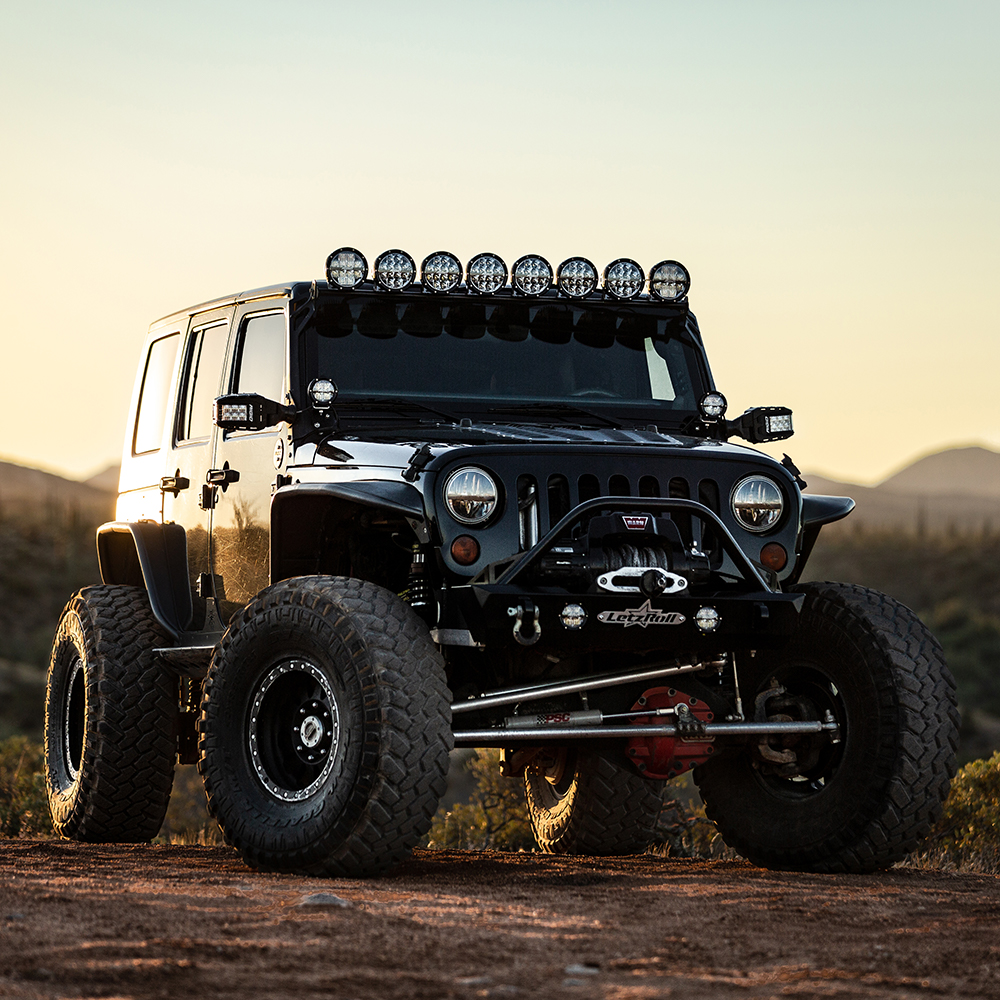 RIGID Industries 360-Series 4" LED Off-Road Fog Light Drive Beam w/White Backlight - Black Housing - Image 4