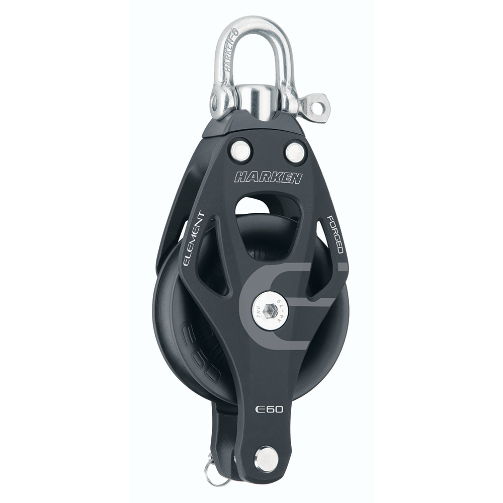 Harken 60mm Single Aluminum Element Block w/Swivel & Becket - Image 2