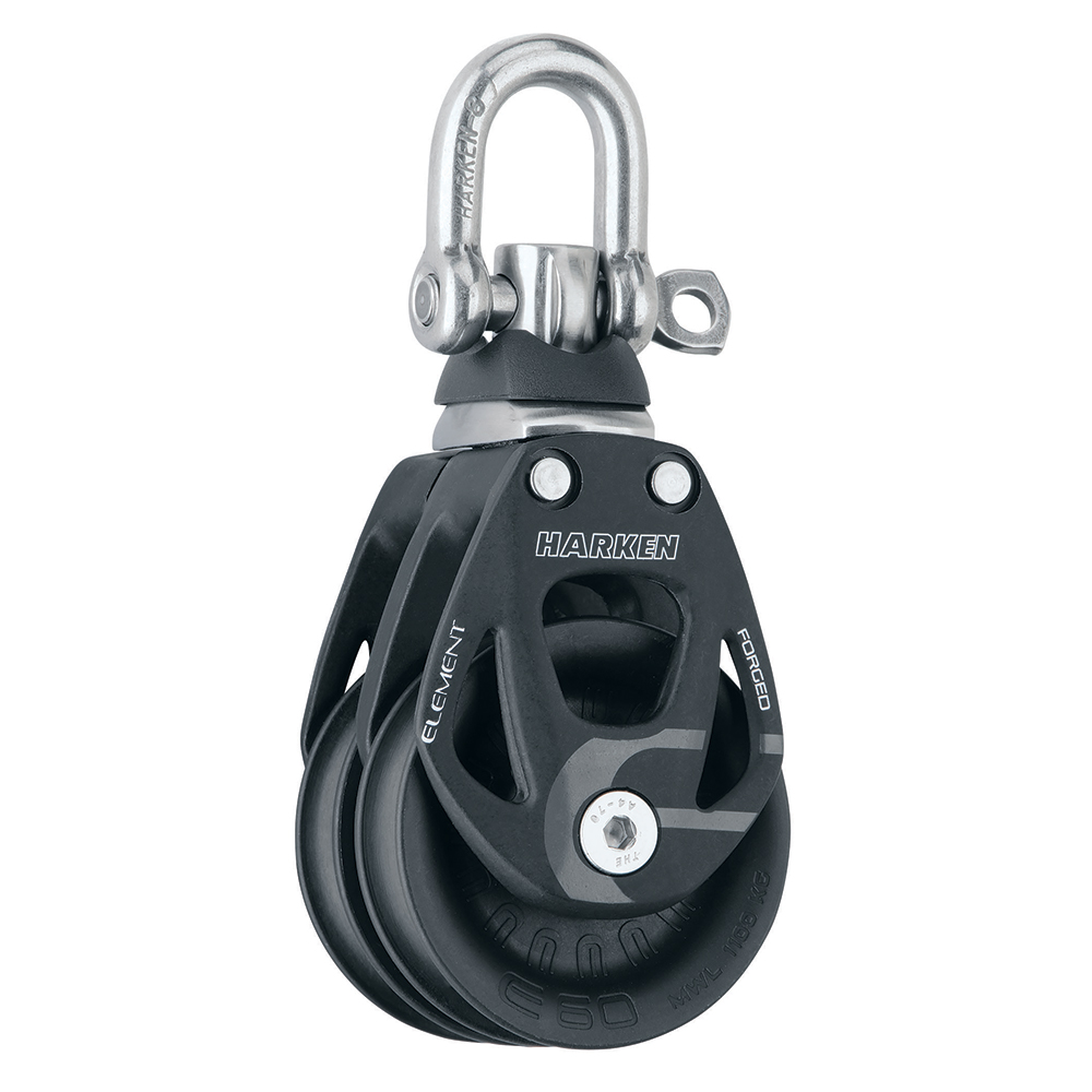 Harken 60mm Double Aluminum Element Block w/Swivel - Image 2