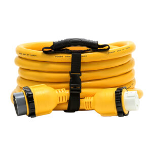 Alternative view of Camco 50 Amp Power Grip Marine Extension Cord - 25' M-Locking/F-Locking Adapter