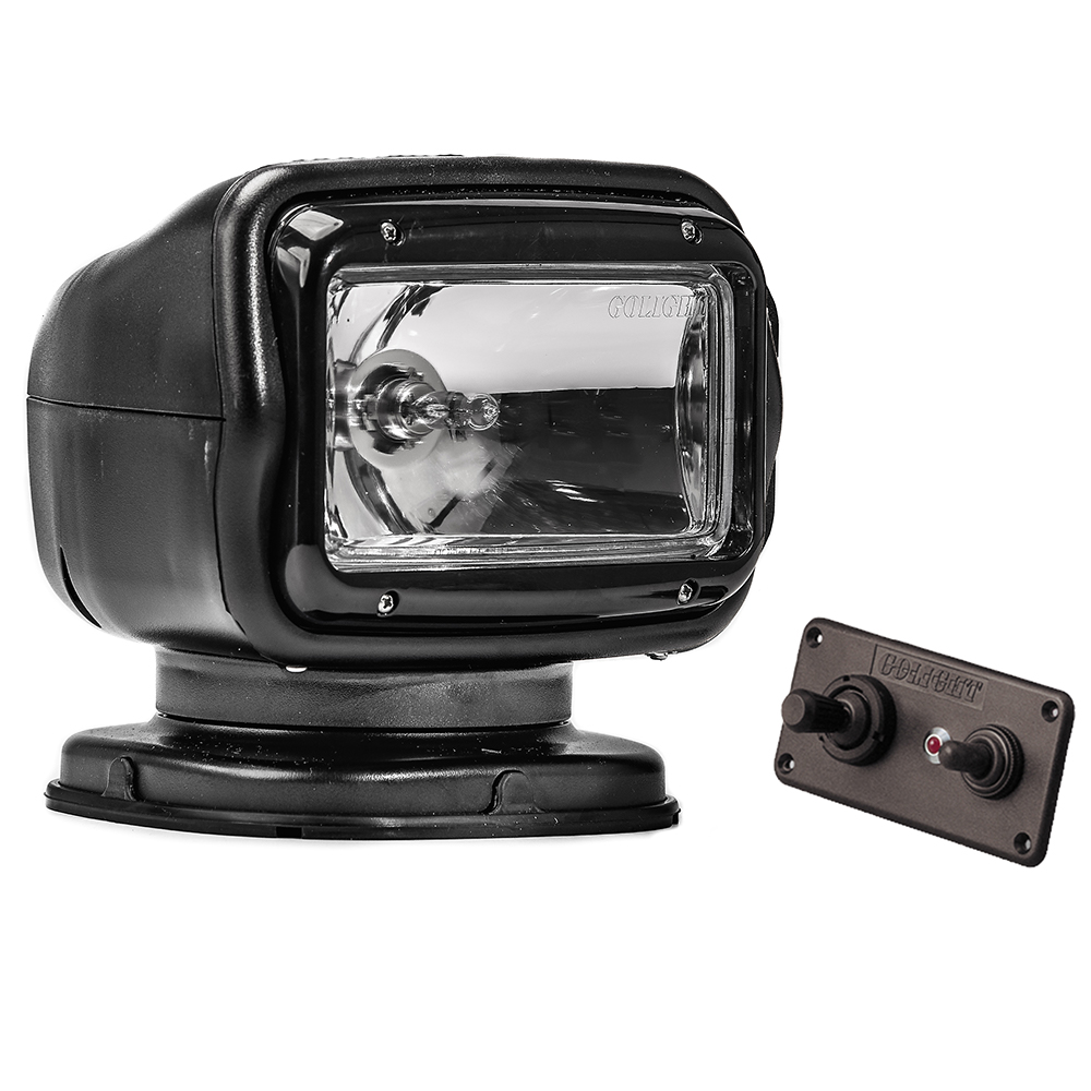 Golight Radioray GT Series Permanent Mount - Black Halogen - Hard Wired Dash Mount Remote - Image 2