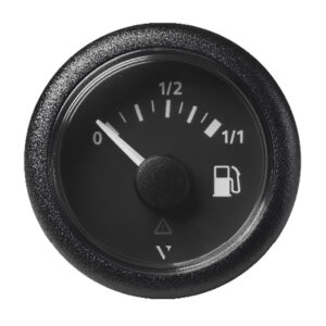 Alternative view of Veratron 52mm (2-1/16") ViewLine Fuel Tank Level Gauge - 0 to 1/1 - Black Dial & Round Bezel