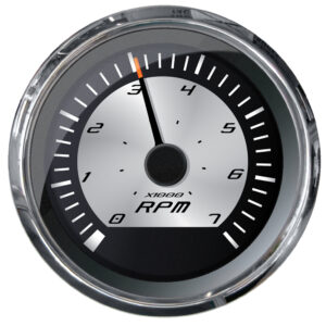 Alternative view of Faria Platinum 4" Tachometer - 7000 RPM (Gas - Inboard, Outboard & I/O)