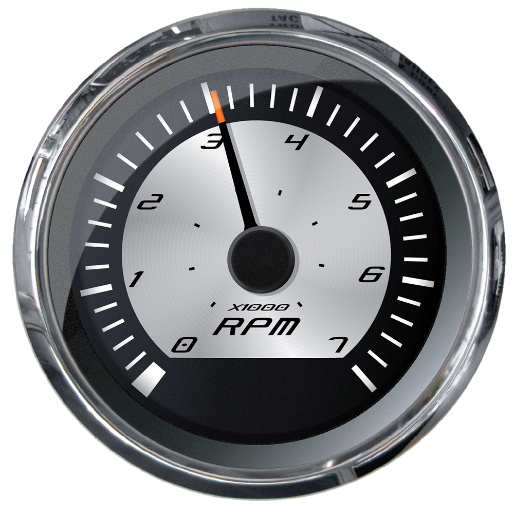 Faria Platinum 4" Tachometer - 7000 RPM (Gas - Inboard, Outboard & I/O) - Image 2