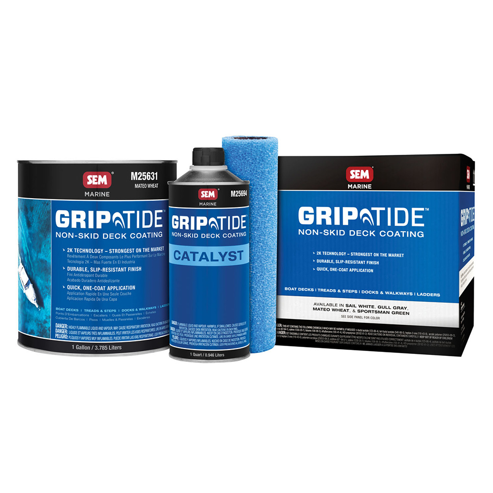 SEM GripTide™ Non-Skid Deck Coating Kit - Mateo Wheat - Image 2