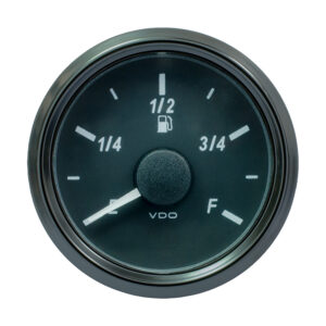 Alternative view of VDO SingleViu 52mm (2-1/16") Fuel Level Gauge - E/F Scale 240-33 Ohm