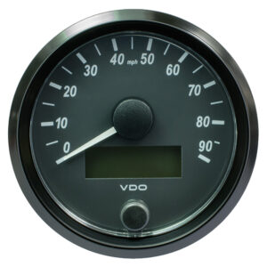 Alternative view of VDO SingleViu 80mm (3-1/8") Speedometer - 90MPH