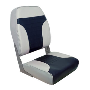 Alternative view of Springfield High Back Multi-Color Folding Seat - Blue/Grey