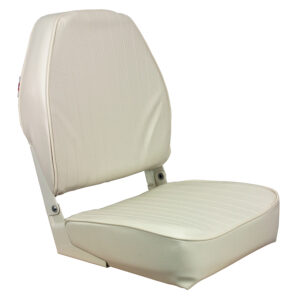 Alternative view of Springfield High Back Folding Seat - White