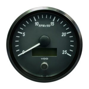 Alternative view of VDO SingleViu 100mm (4") Tachometer - 2500 RPM