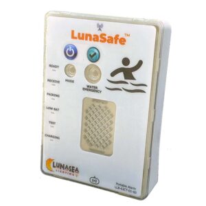 Alternative view of Lunasea Controller f/Audible Alarm Receiver w/Strobe Qi Rechargeable
