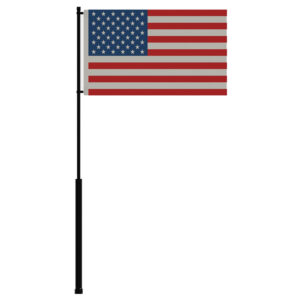 Alternative view of Mate Series Flag Pole - 36" w/USA Flag