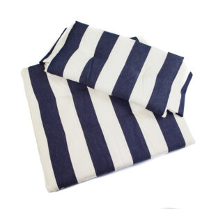 Alternative view of Whitecap Director's Chair II Replacement Seat Cushion Set - Navy & White Stripes