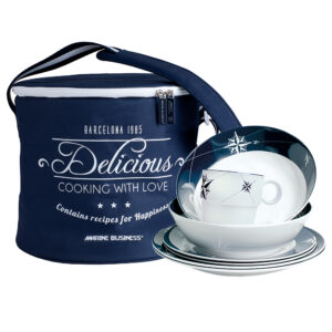 Alternative view of Marine Business Melamine Tableware & Basket - NORTHWIND - Set of 16