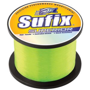 Alternative view of Sufix Superior Hi-Vis Yellow Monofilament - 60lb - 830 yds
