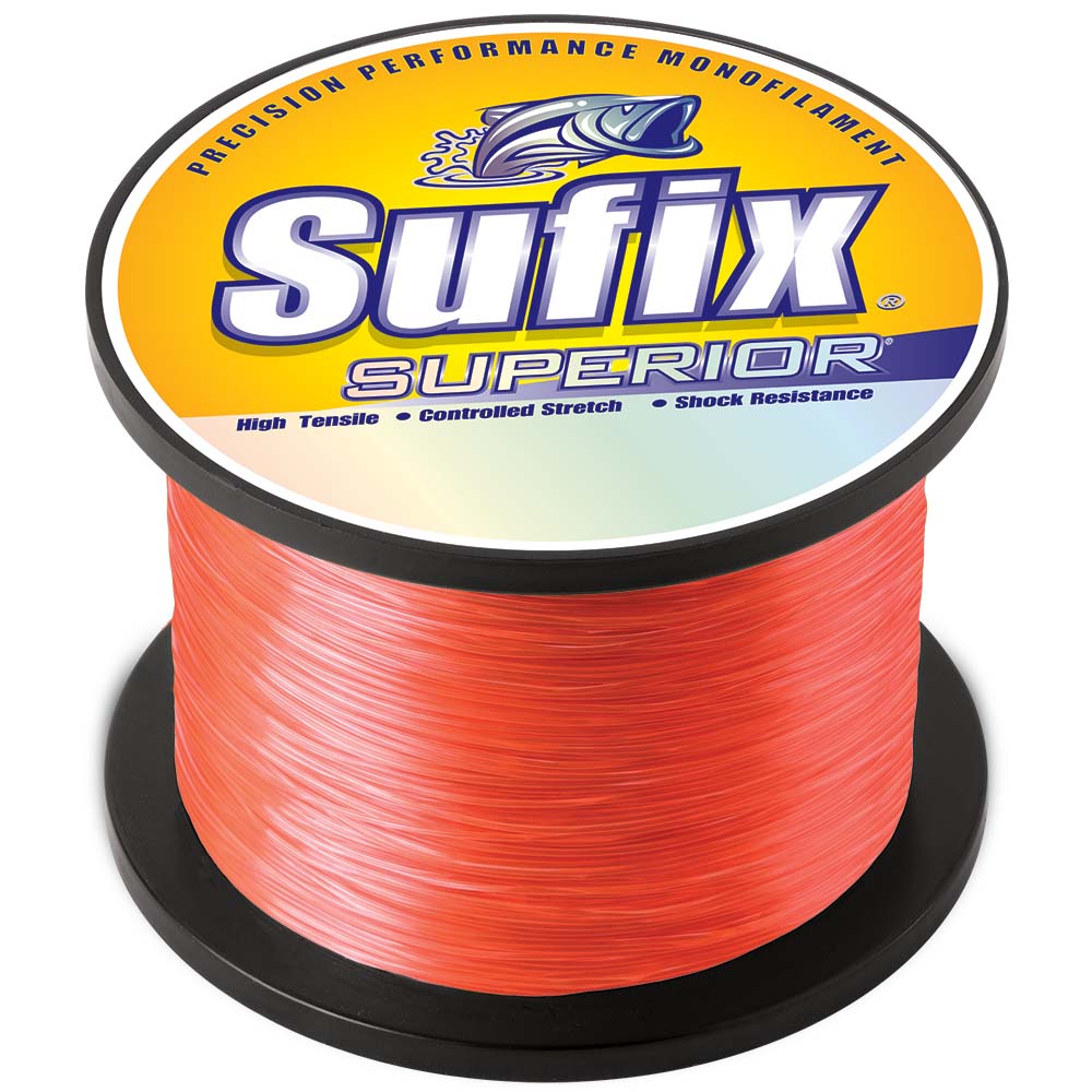 Sufix Superior Neon Fire Monofilament - 50lb - 2405 yds - Image 2