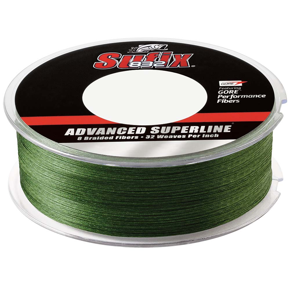 Sufix 832® Advanced Superline® Braid - 20lb - Low-Vis Green - 600 yds - Image 2