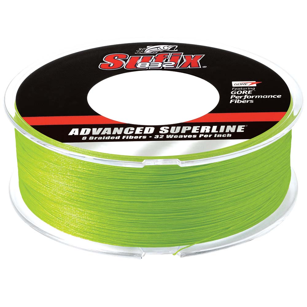 Sufix 832® Advanced Superline® Braid - 20lb - Neon Lime - 600 yds - Image 2