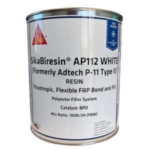 Alternative view of Sika SikaBiresin® AP112 White Gallon BPO Hardener Required
