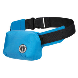 Alternative view of Mustang Minimalist Inflatable Belt Pack - Azure Blue - Manual