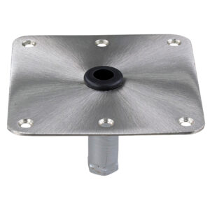 Alternative view of Springfield KingPin™ 7" x 7" Stainless Steel Square Base (Threaded)