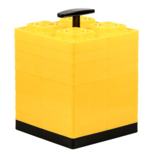 Alternative view of Camco FasTen Leveling Blocks w/T-Handle - 2x2 - Yellow *10-Pack