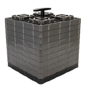 Alternative view of Camco FasTen Leveling Blocks XL w/T-Handle - 2x2 - Grey *10-Pack