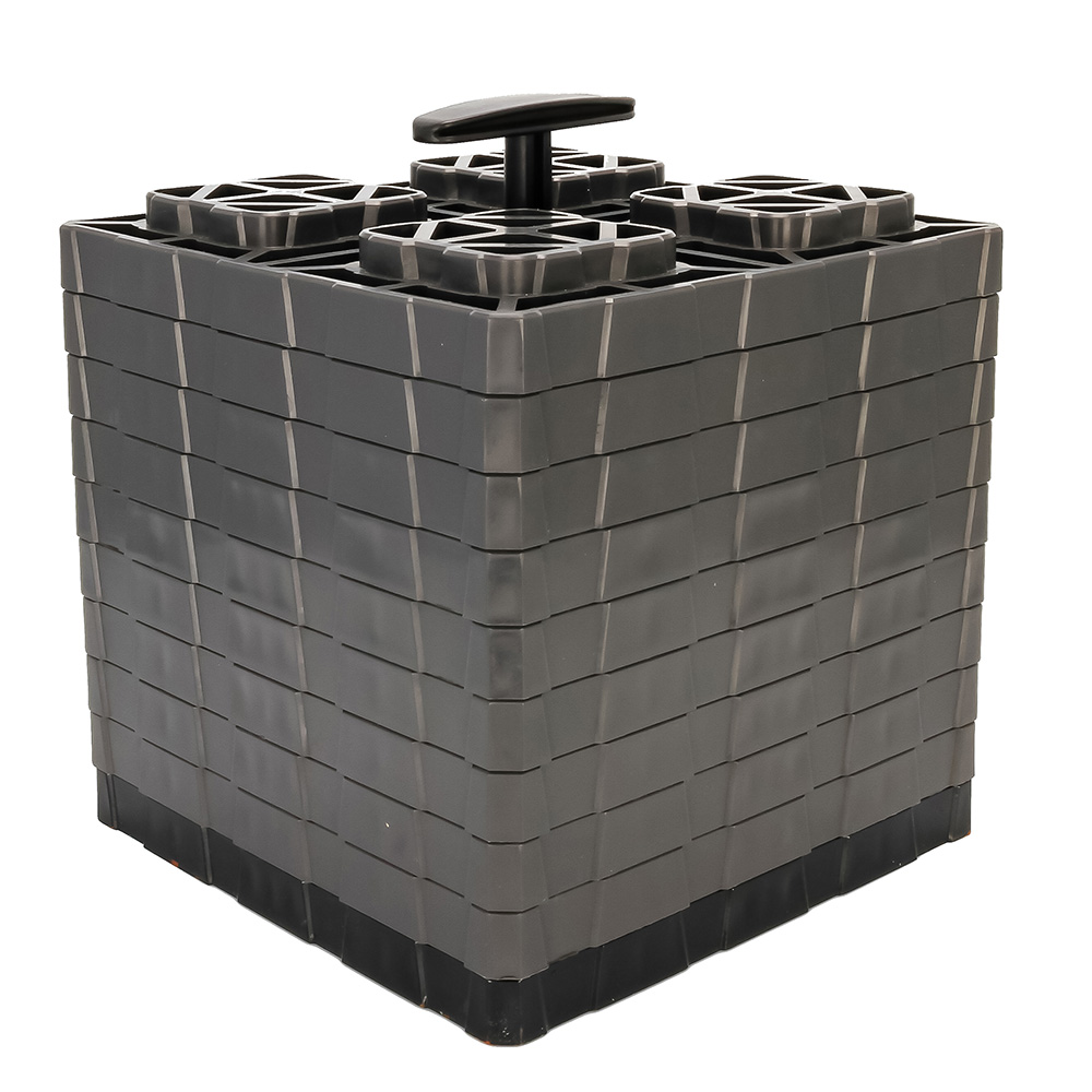 Camco FasTen Leveling Blocks XL w/T-Handle - 2x2 - Grey *10-Pack - Image 2