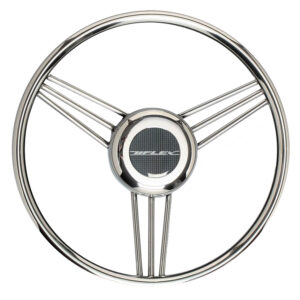 Alternative view of Uflex V27 13.8" Steering Wheel - Stainless Steel Grip & Spokes
