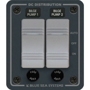 Alternative view of Blue Sea 8664 Contura 2 Bilge Pump Control Panel