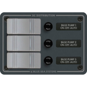Alternative view of Blue Sea 8665 Contura 3 Bilge Pump Control Panel