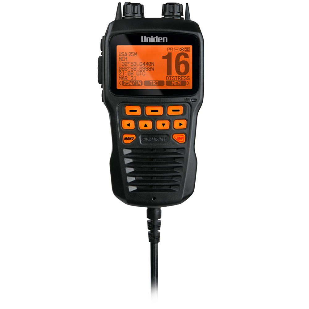 Uniden Remote Mic f/UM725 VHF Radios - Black - Image 2
