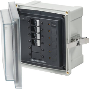 Alternative view of Blue Sea 3135 - SMS Panel Enclosure w/UL Main & 3 Branch (12/24V) - 12/24V DC