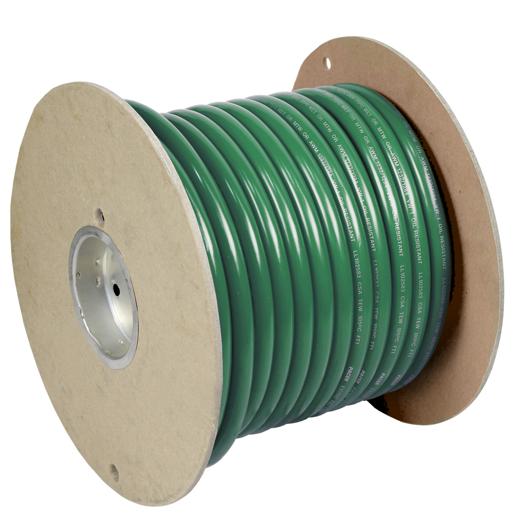 Pacer Green 4 AWG Battery Cable - 100' - Image 2