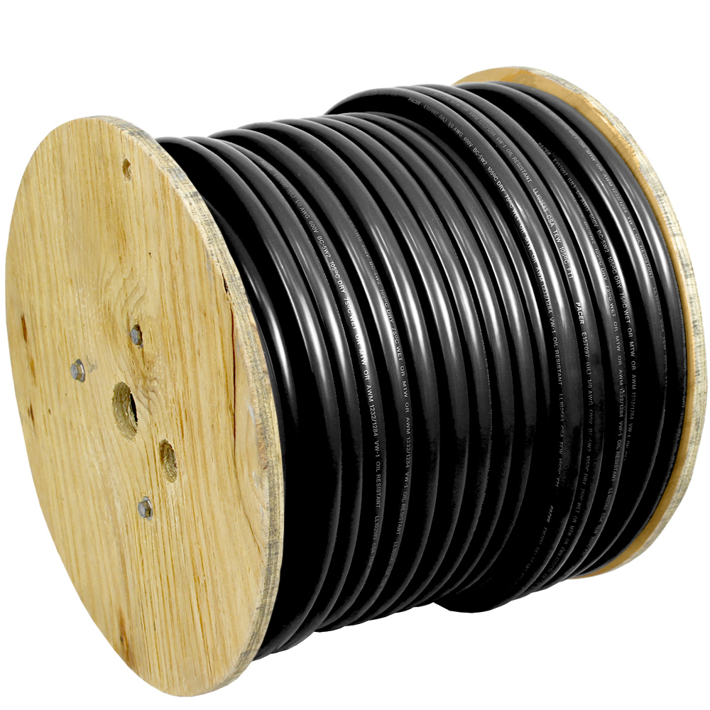 Pacer Black 4 AWG Battery Cable - 250' - Image 2