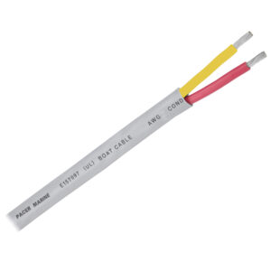 Alternative view of Pacer 12/2 AWG Round Safety Duplex Cable - Red/Yellow - 100'