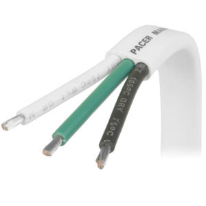 Alternative view of Pacer 16/3 AWG Triplex Cable - Black/Green/White - 100'