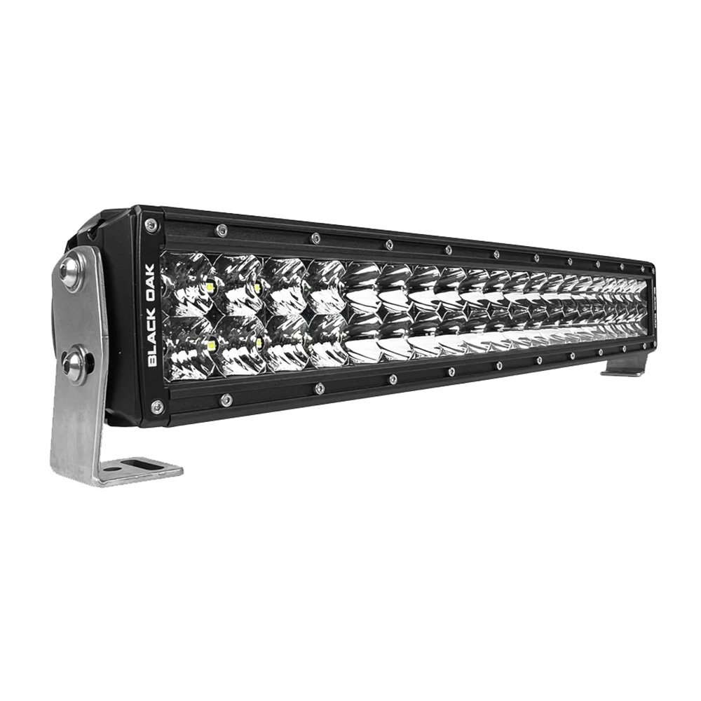 Black Oak Pro Series 3.0 Curved Double Row 20" LED Light Bar - Combo Optics - Black Housing - Image 2