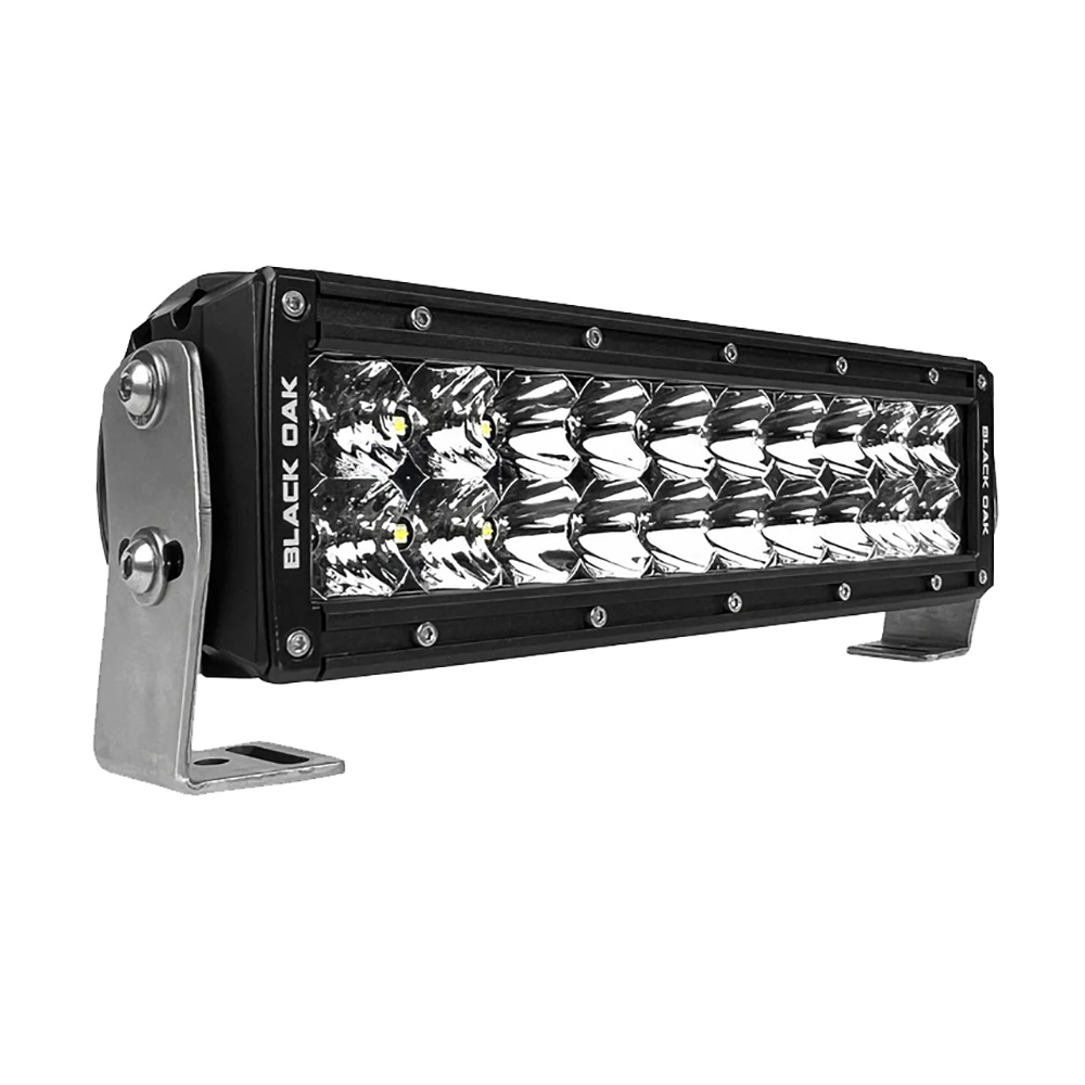 Black Oak Pro Series 3.0 Double Row 10" LED Light Bar - Combo Optics - Black Housing - Image 2