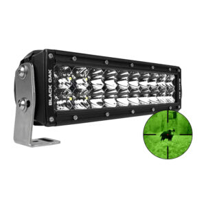 Alternative view of Black Oak Pro Series 3.0 10" 850nm Infrared Double Row LED Light Bar - Combo Optics - Black Housing