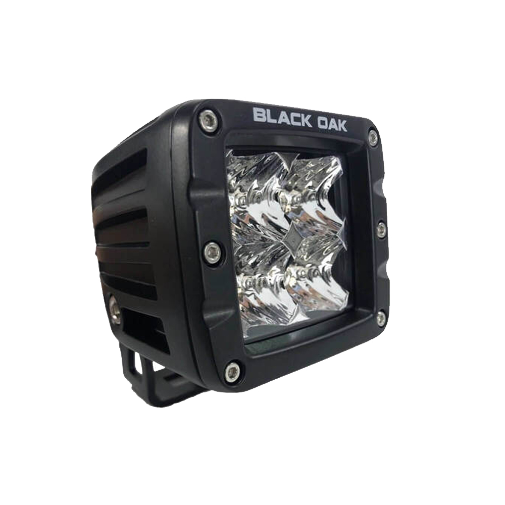 Black Oak 2" LED Pod Light - Spot Optics - Black Housing - Pro Series 3.0 - Image 2