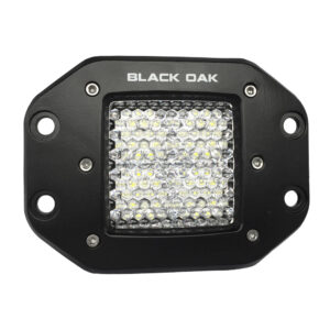 Alternative view of Black Oak 2" Flush Mount LED Pod Light - Flood Optics - Black Housing - Pro Series 3.0