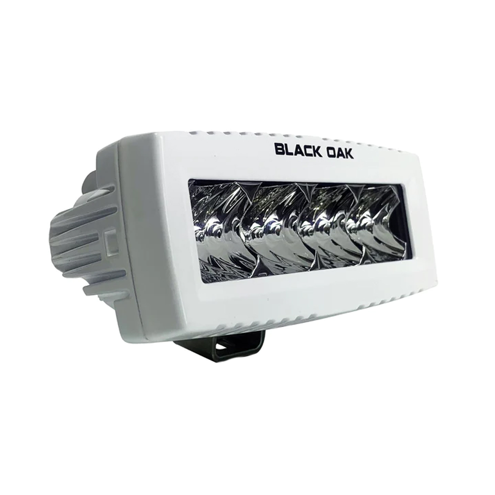 Black Oak 4" Marine Spreader Light - Flood Optics - White Housing - Pro Series 3.0 - Image 2