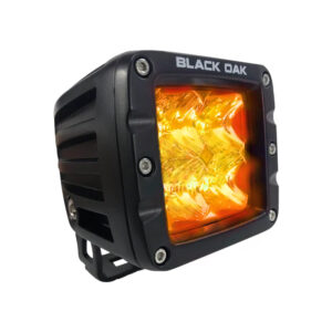 Alternative view of Black Oak 2" Amber LED Pod Light - Flood Optics - Black Housing - Pro Series 3.0