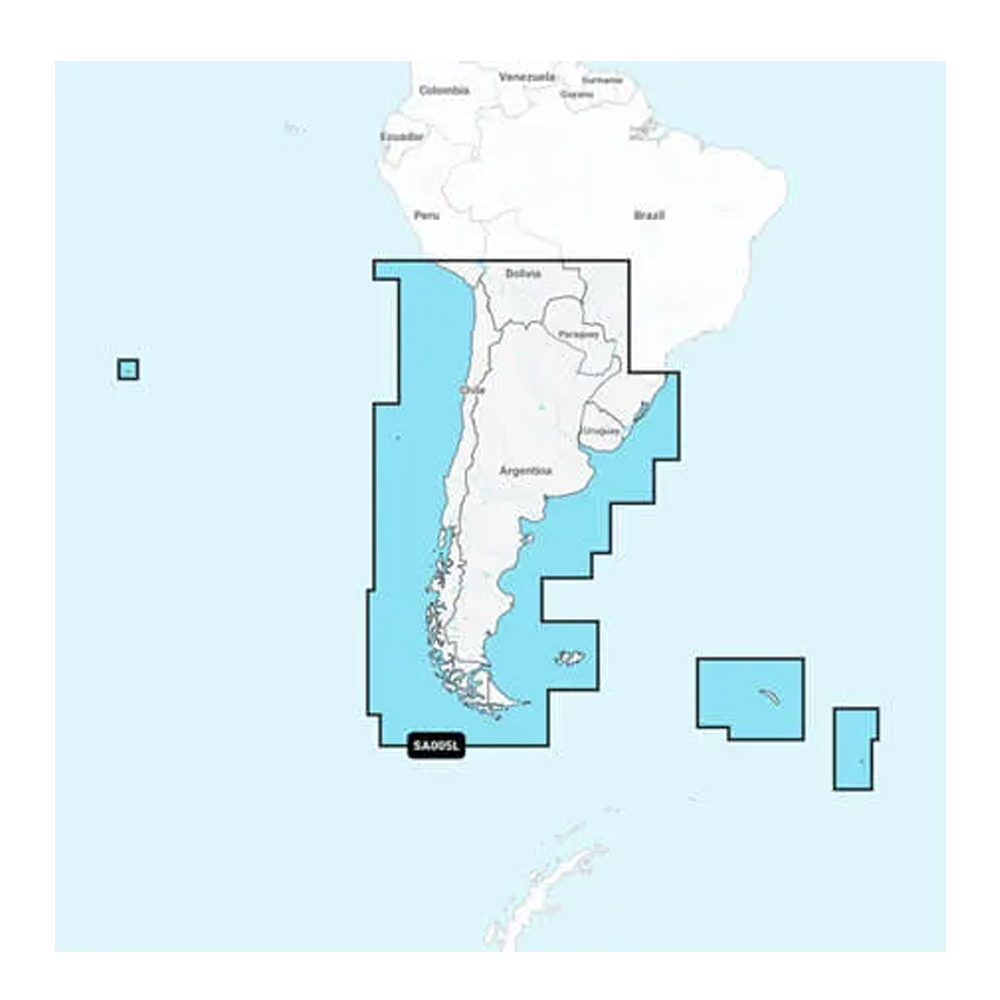 Garmin Navionics+™ NSSA005L - Chile, Argentina & Easter Island - Marine Chart - Image 2